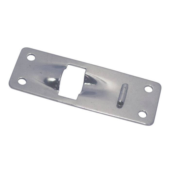 Fallenaustritt 83 x 32 mm Grundplatte gewölbt Edelstahl-304 (A2) main product photo