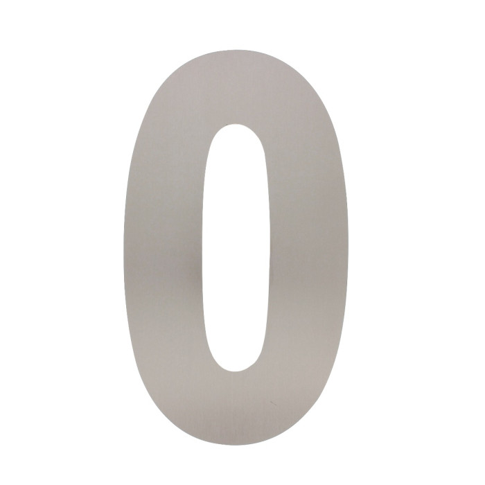 Intersteel Hausnummer 0 XXL Höhe 50 cm Edelstahl gebürstet main product photo