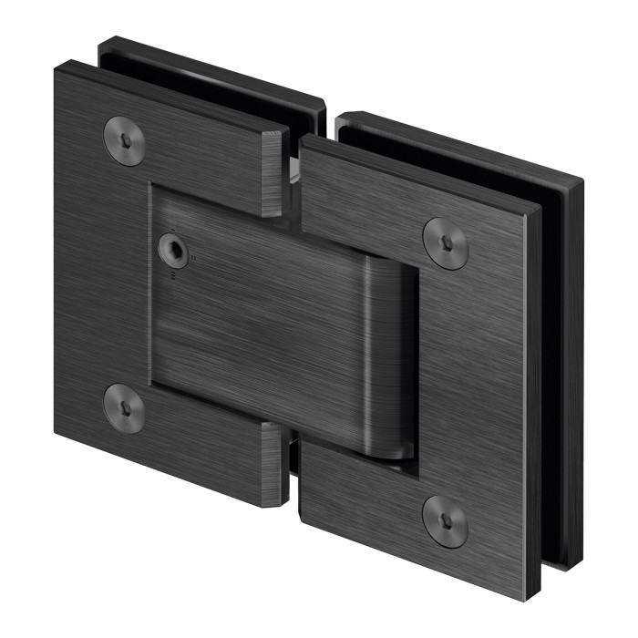 Glastürscharnier, hydraulisch Liam Glas / Glas Schwarz Design main product photo