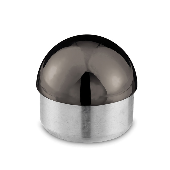 Endkappe halbrund Callan Schwarz Design 38,1 mm (1,5") main product photo