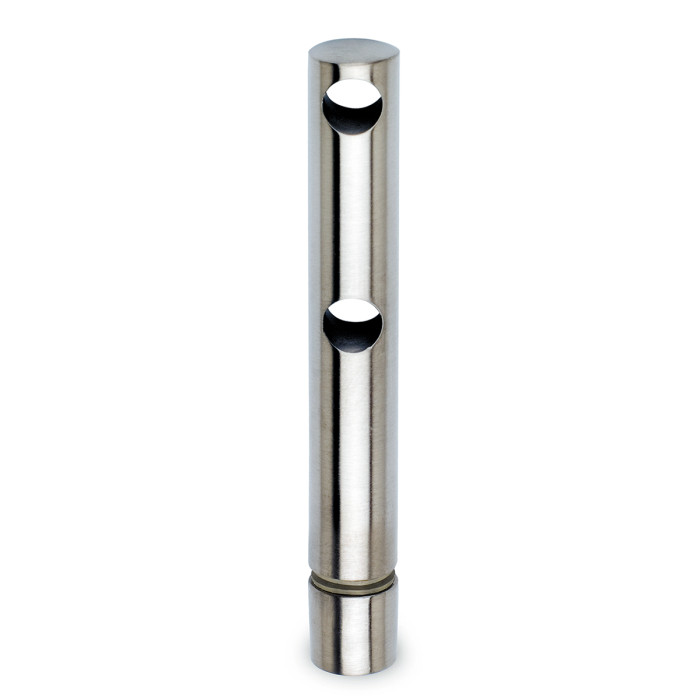 Doppelte Mittelstütze für Glasmontage Finnja 6 mm Edelstahl Design Material Zamak main product photo