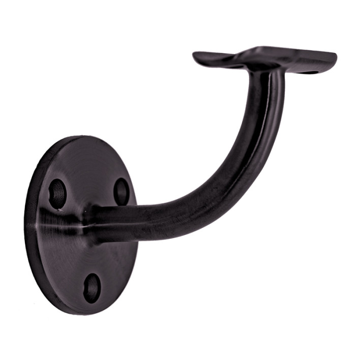 Handlaufhalter 42,4 mm Edelstahl anthrazitgrau Modell 0322 main product photo