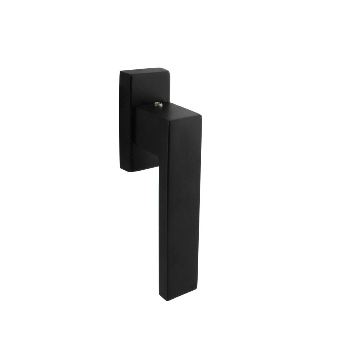 Intersteel Fenstergriff Amsterdam auf rechteckiger Rosette schwarz Edelstahl-304 main product photo