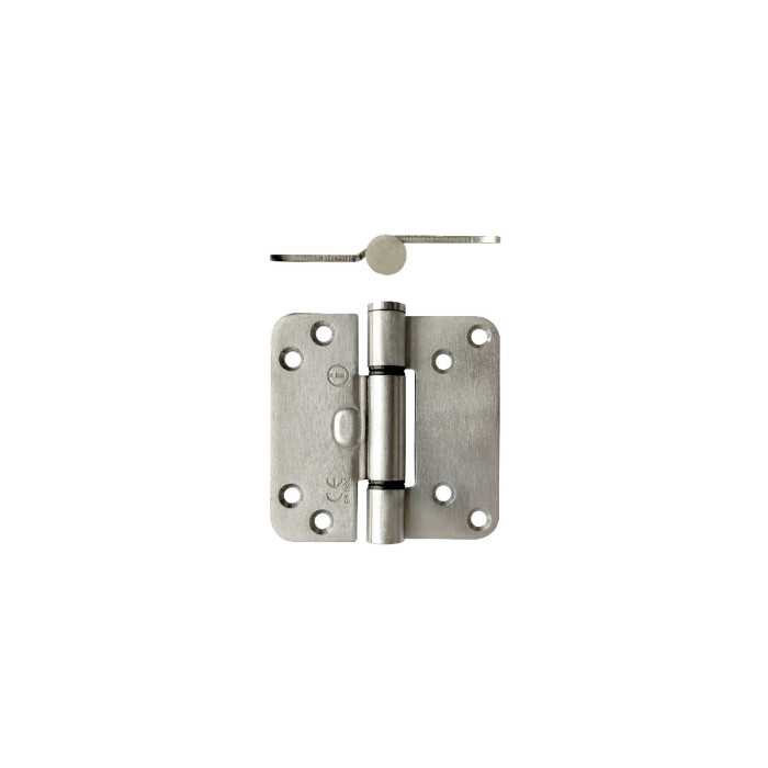 Intersteel Gleitlagerscharnier 89 x 89 x 3 mm DIN rechts/links Edelstahl gebürstet main product photo