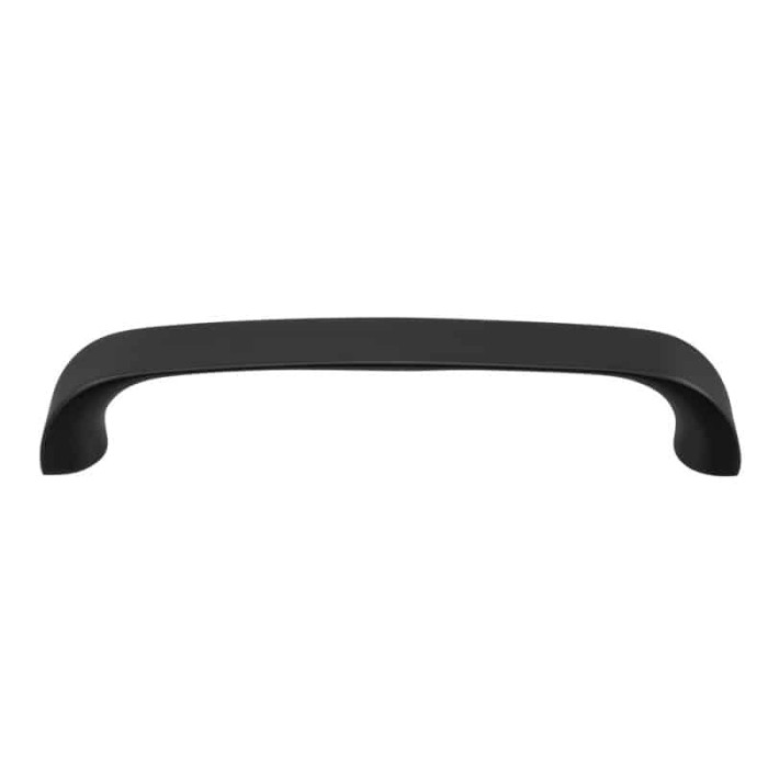 Schranktüren-/Schubladen-Griff 152 x 20 mm schwarz matt Edelstahl-316 (A4) main product photo