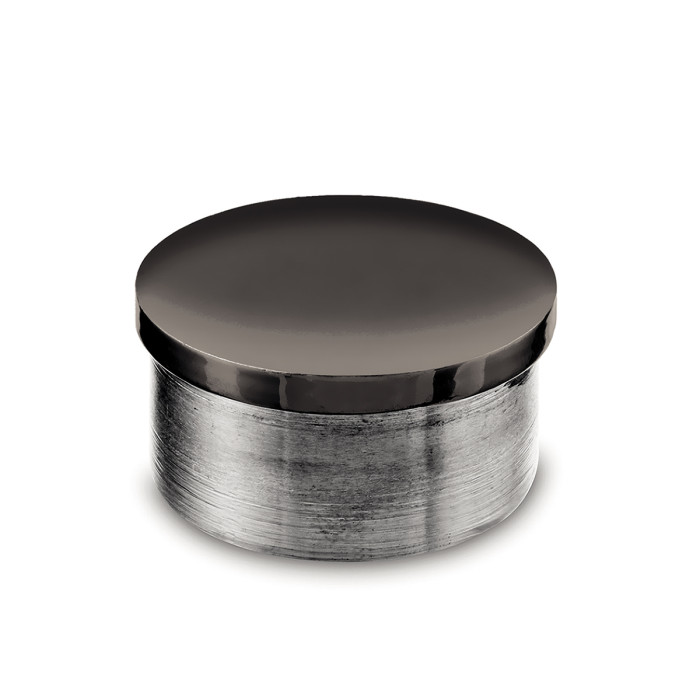 Endkappe flach Eike Schwarz Design 25,4 mm (1") main product photo