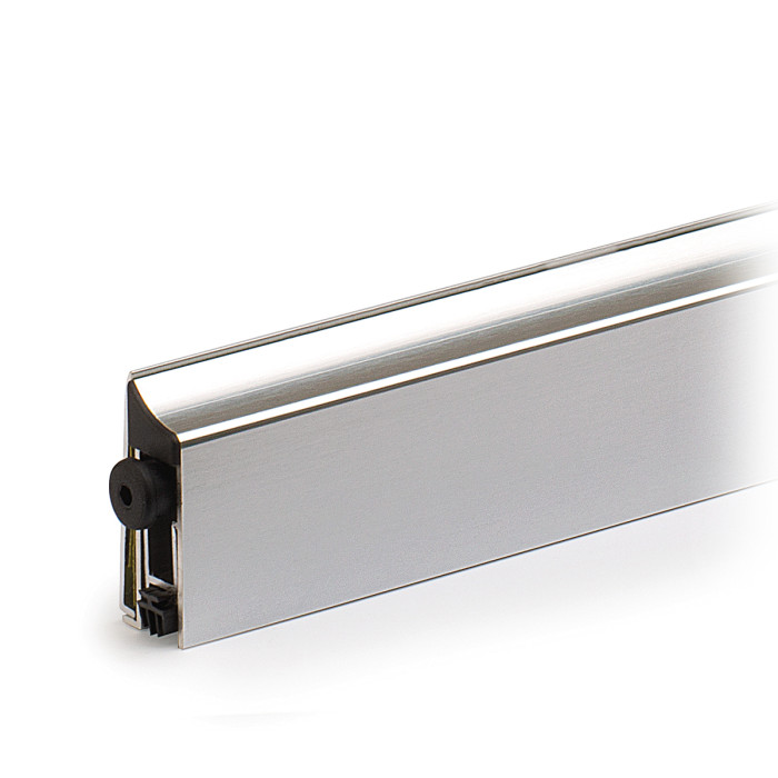 Absenkdichtung für Glastür, selbstklebend Clarita DIN links 1030 mm Edelstahl Design Material Aluminium main product photo