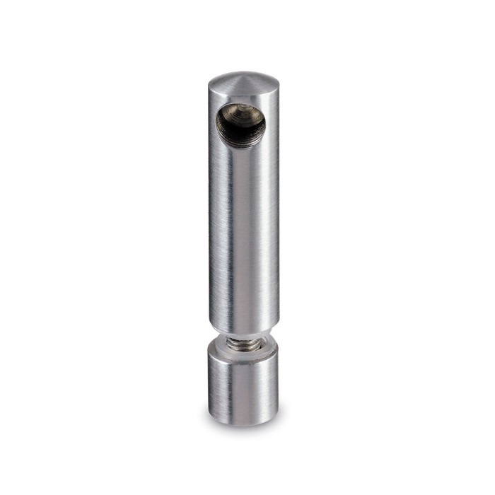 Endstütze für Glasmontage Trine 6 mm Edelstahl Design Material Zamak main product photo