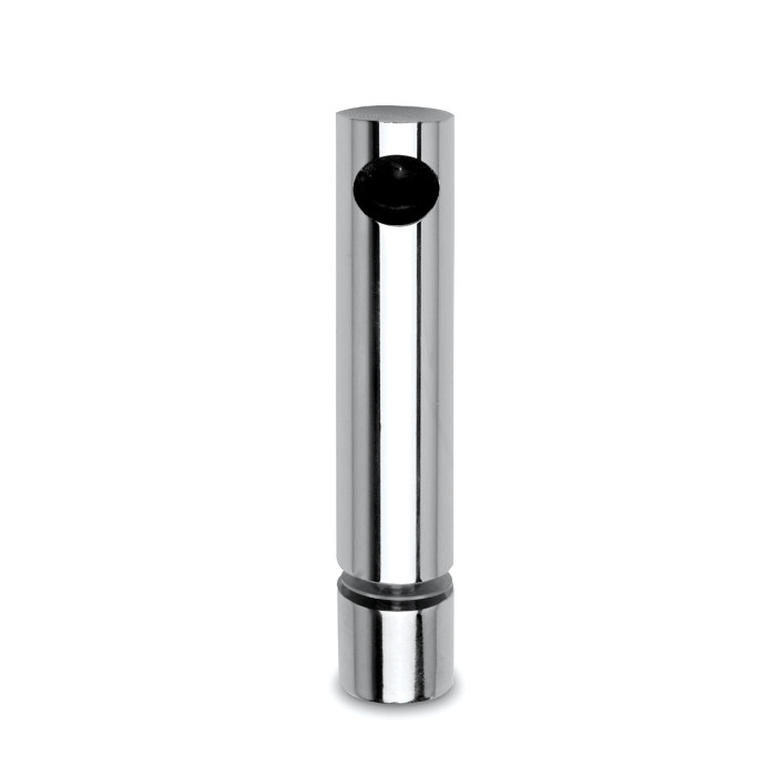 Endstütze für Glasmontage Trine 10 mm Chrom Design Material Zamak main product photo