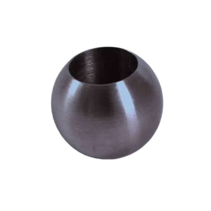Endkugel 20 mm Stab 12 mm Modell 1221 Edelstahl anthrazitgrau main product photo