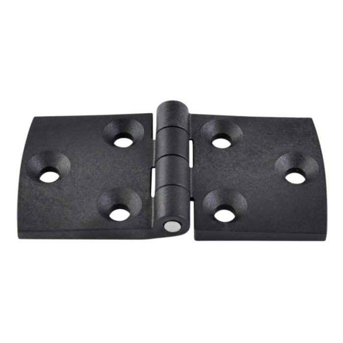 Kunststoff-Scharnier symmetrisch 80 x 40 mm Edelstahl-316 (A4) main product photo