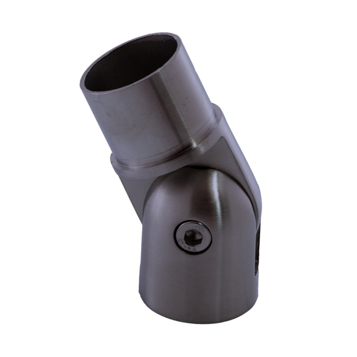 Rohradapter 42,4 x 2,0 mm Edelstahl anthrazitgrau Modell 0507 main product photo