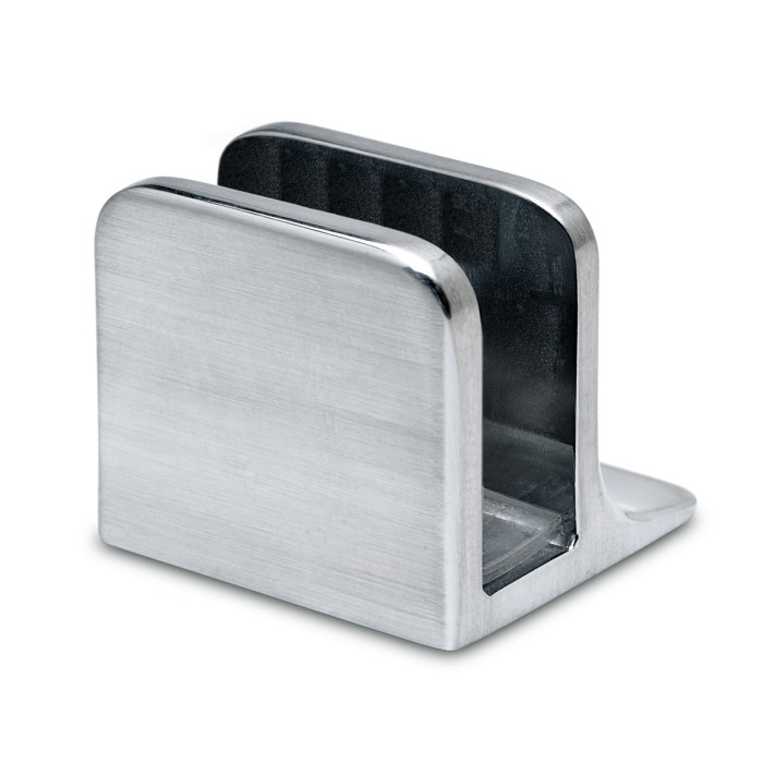 Glasplattenträger Malu Edelstahl Design Material Zamak main product photo