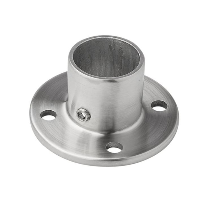 Voetplaat voor buis 42,4 mm RVS-316 mat geslepen Edelstahl-316 main product photo