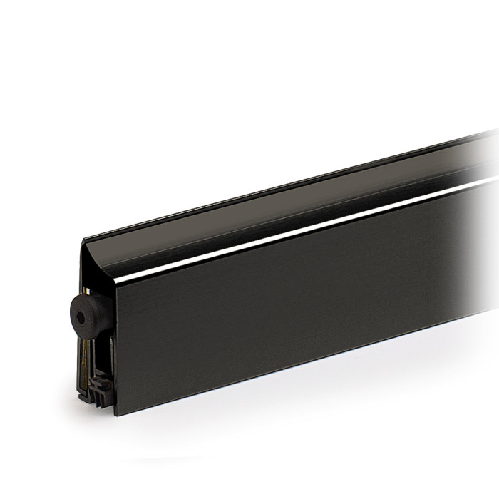 Absenkdichtung für Glastür, selbstklebend Clarita DIN links 1030 mm Schwarz Design main product photo
