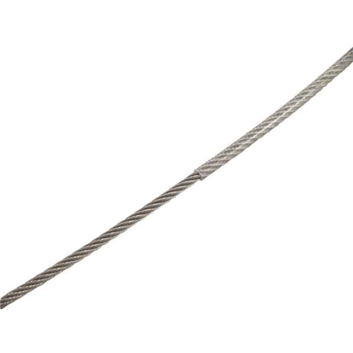 Edelstahldrahtseil 7x7 sZ PVC klar ummantelt 5/7 mm (250m) Edelstahl-316 (A4) main product photo