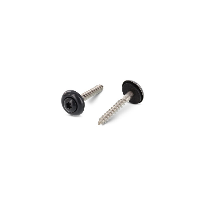 Spenglerschrauben 3tlg. mit DS 15 mm Anthrazitgrau Art. 9087 A2 4,5X25 TX20 - RAL 7016 (200 Stück) main product photo