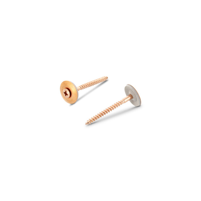 Spenglerschrauben 2tlg. mit Dichtscheibe 20 mm Art. 9068 A2-Cu 4,5X25 Z (200 Stück) main product photo