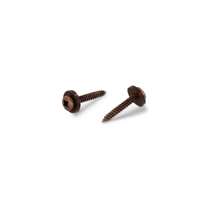 Fensterbankschrauben mit Polyamidscheibe braun Art. 9066 A2 C 3,9X32 Z - Braun (1000 Stück) main product photo