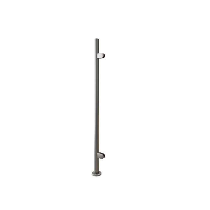 Hygieneschutzpfosten Lina Schwarz Design Endpfosten links main product photo