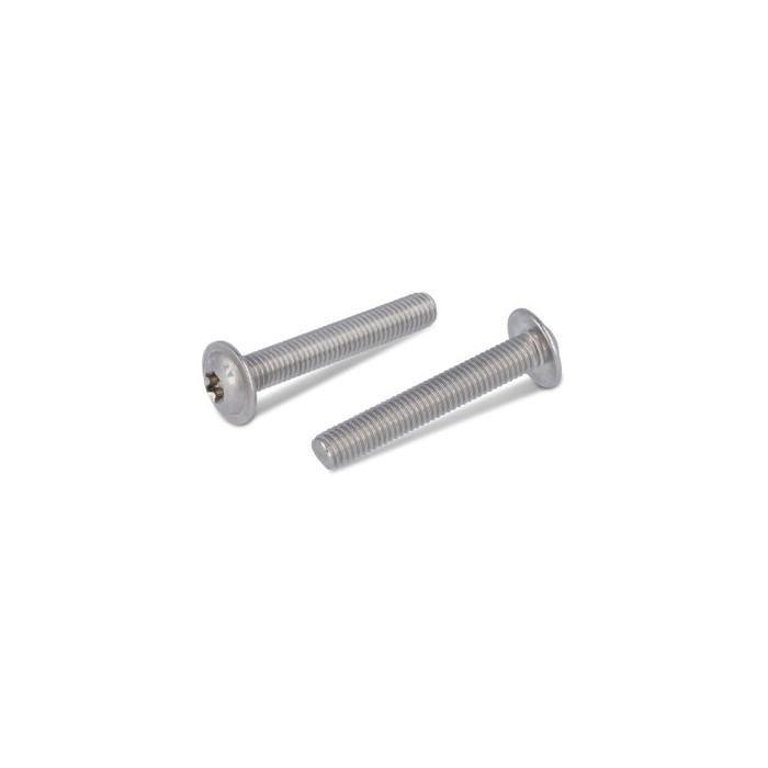 Flachrundkopfschrauben ISR mit Flansch Vollgewinde ISO 7380-2 A2-070 M6X40/40 TX30 (200 Stück) main product photo