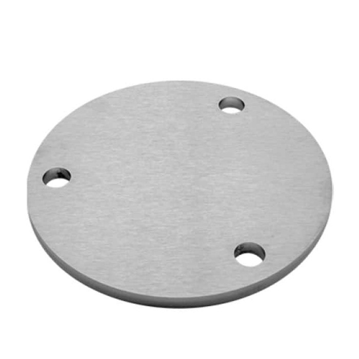 Verankerungsplatte Ø 120 x 6 mm Edelstahl matt geschliffen main product photo