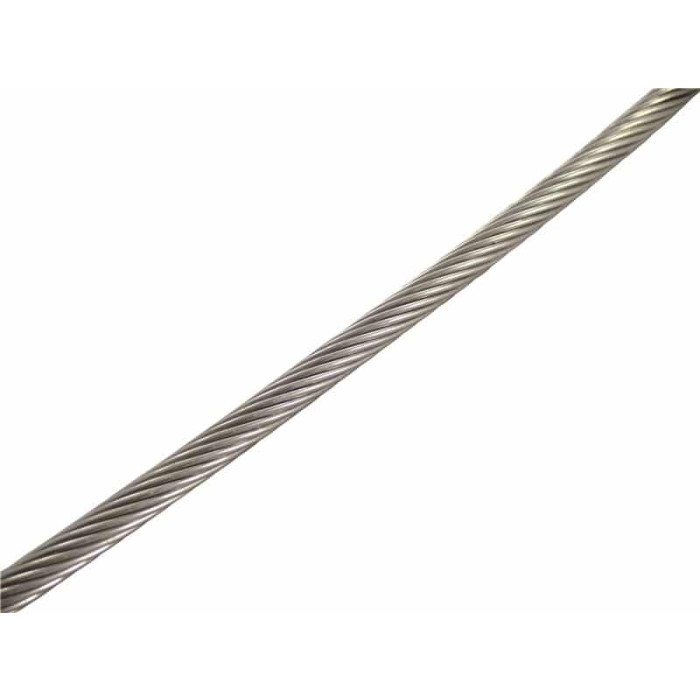 Edelstahldrahtseil hart/steif 1x19 sZ 6 mm (250m) Edelstahl-316 (A4) main product photo