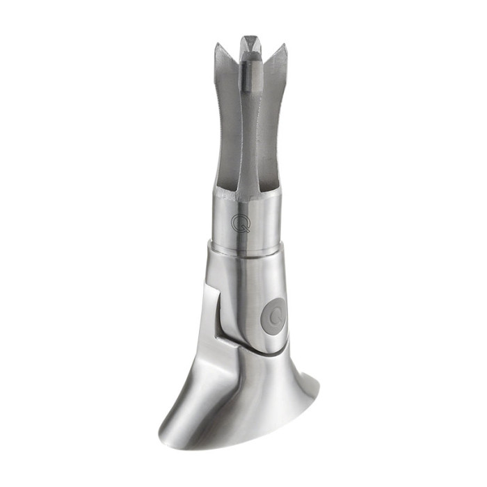 Unterer Flansch verstellbares Rohr 42,4 x 2,0 mm Edelstahl matt geschliffen Modell 0945 main product photo