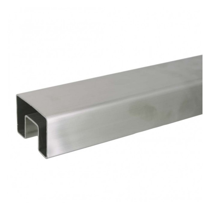 U-Profilrohr 40 x 40 x 1,5 mm Edelstahl-316 (A4) K320 geschliffen main product photo