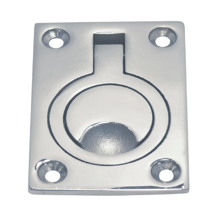 Einlassgriff eckig 63 x 44 mm Edelstahl-316 (A4) main product photo