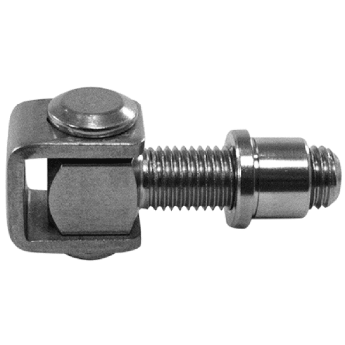 Scharnier mit Einschweißmutter, M12, Edelstahl main product photo