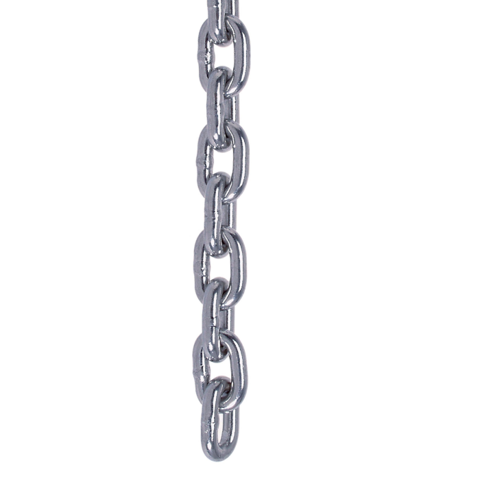 Rundstahlkette kurzgliedrig ähnl. DIN 766 10 mm pro Meter Edelstahl-316 (A4) main product photo