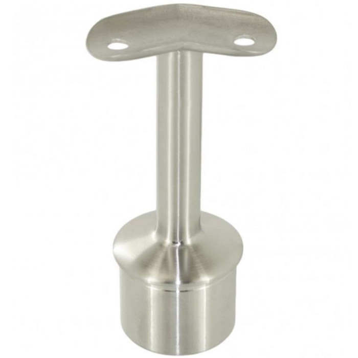 Geländerhalter 135° 48,3 x 2,6 mm Trägerrohr 48,3 mm Edelstahl matt geschliffen Modell 0345 main product photo