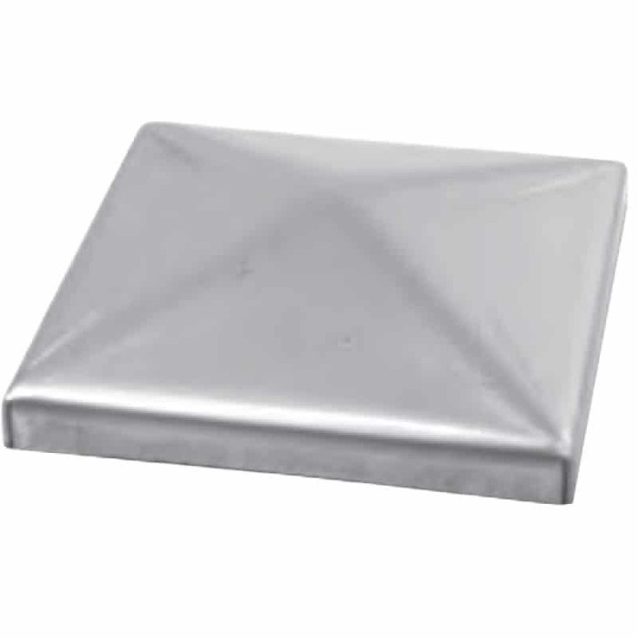 Endkappenhülse 120 x 120 mm Edelstahl matt geschliffen main product photo