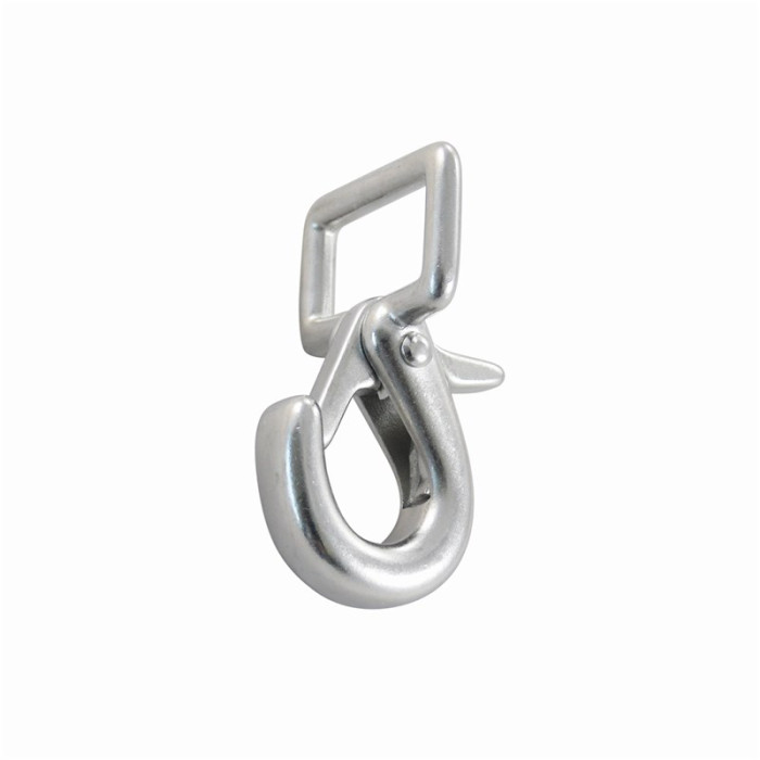 Gurthaken mit Schnappsicherung 62 mm für Gurtbreite 25 mm Edelstahl-316 (A4) main product photo