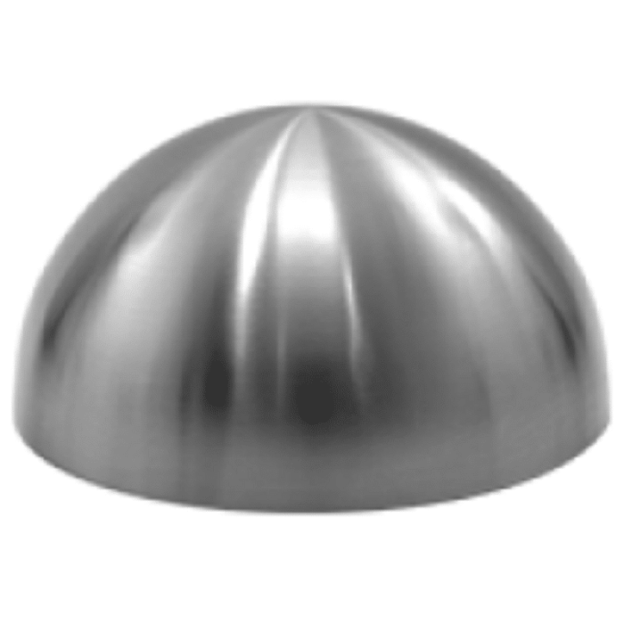 Schweißerblende Ø 48,3 x 2 mm Edelstahl matt geschliffen main product photo