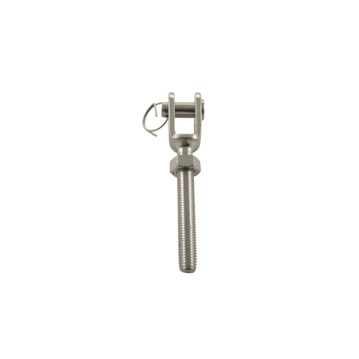 Gabel mit Linksgewinde M10L Bolzen 9 mm inkl. Mutter Edelstahl-316 (A4) main product photo