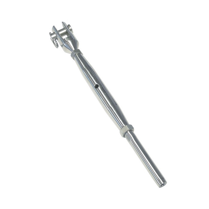 Wantenspanner Gabel-Terminal gedrehte Ausführung 3 mm/M6 Bolzen 6 mm Edelstahl-316 (A4) main product photo