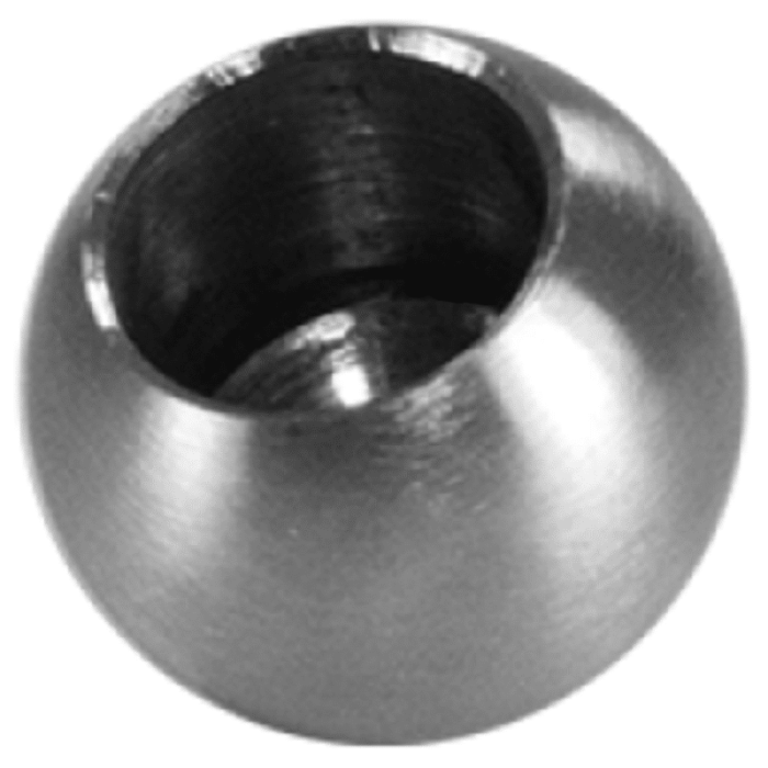 Dekokugel massiv Ø 20 mm Loch Ø 12,2 mm Edelstahl matt geschliffen main product photo