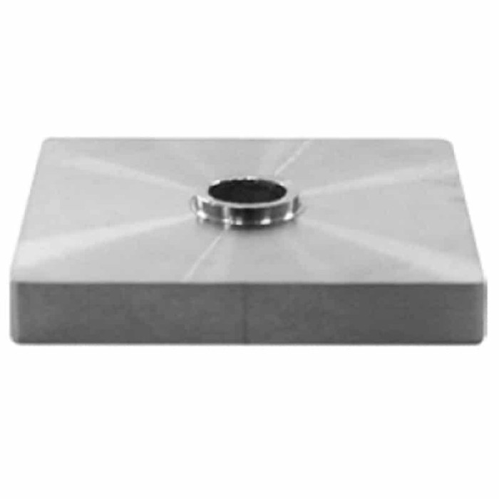 Afstandsschijf vierkant 60 x 60 mm RVS-304 mat geslepen Edelstahl-304 main product photo