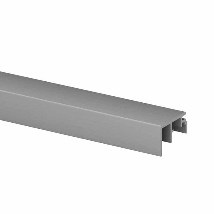 Verbindungsprofil Easy Glass Prime, Länge 5000 mm, Modell 6974, Aluminium (unbearbeitet) main product photo