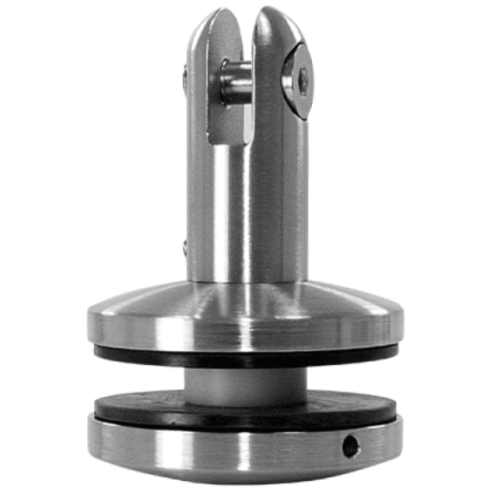 Glasluifel adapter bol Ø 72 mm voor glasdikte 8,76 - 21,52 mm RVS-304 mat geslepen Edelstahl-304 main product photo