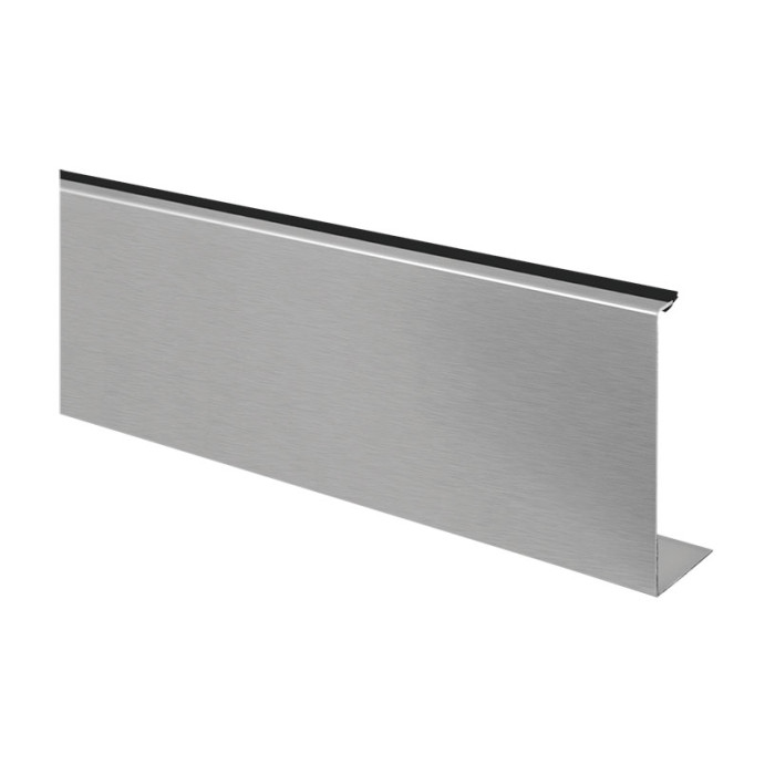 Abdeckprofil Easy Glass Slim, seitliche Montage, 5000 mm, Modell 6920, Edelstahl main product photo