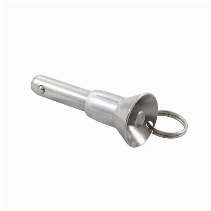 Steckbolzen mit manueller Kugelsicherung 10 x 40 mm Edelstahl-A1 (1.4305) main product photo