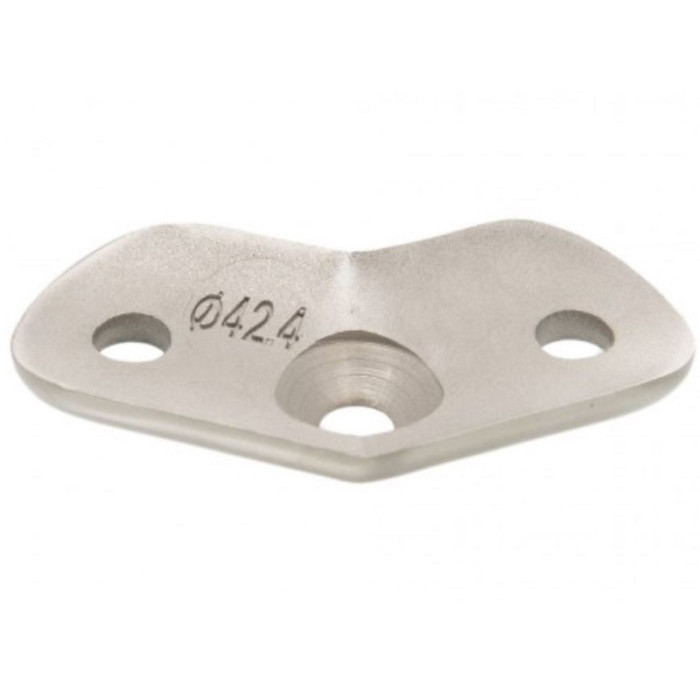 Geländerhalter 135° für Träger 33,7 mm Edelstahl matt geschliffen Modell 3345 main product photo