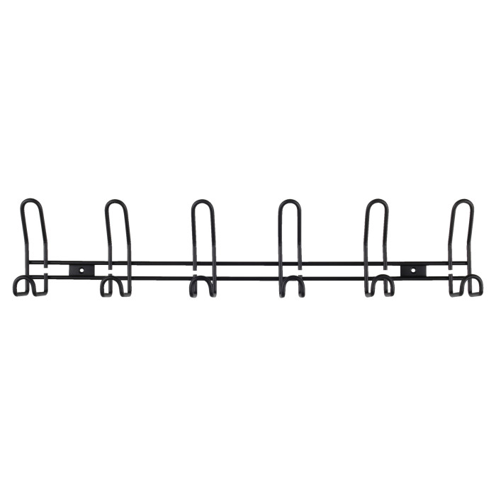 Kleiderständer William, 6 Haken, schwarz main product photo