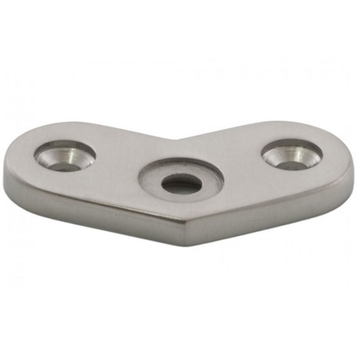 Sammelschienenhalter 135° flach Edelstahl matt geschliffen Modell 3345 main product photo