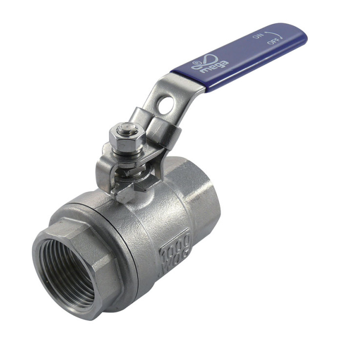 Kugelhahnventil 2-tlg. 1/2" Edelstahl-316 (A4) main product photo
