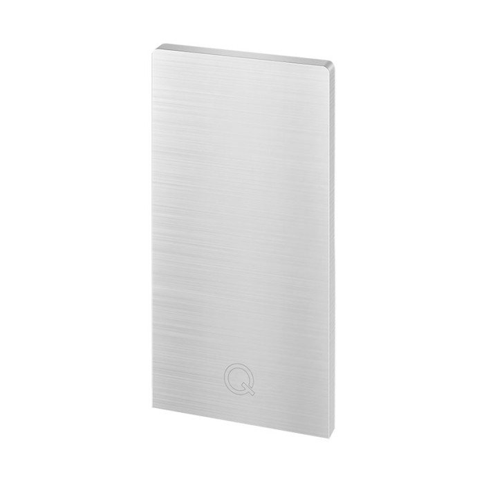 Endkappe Easy Glass Pro, Aufsatzmontage, 124 x 63 mm, Modell 6734, Aluminium Edelstahl) main product photo