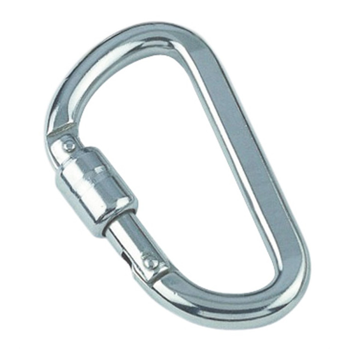 Karabinerhaken mit Springverschluss 8 x 80 mm Edelstahl-316 (A4) main product photo